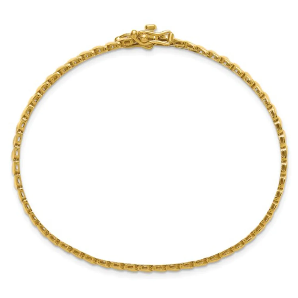 14k Gold Fancy Link Bracelet