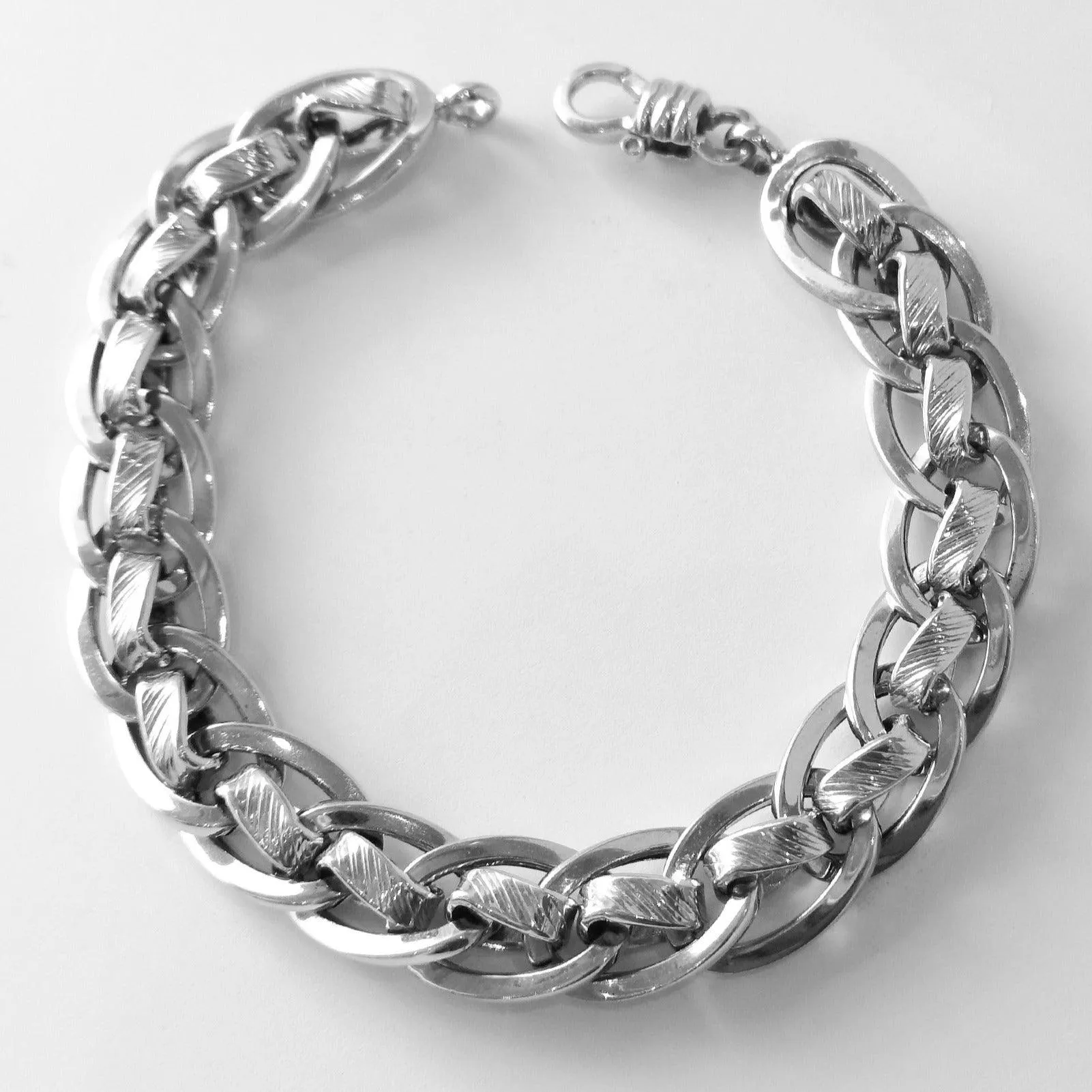 18ct White Gold Gents Bracelet (18.6g) GBR-4287