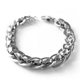 18ct White Gold Gents Bracelet (18.6g) GBR-4287