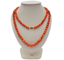 1930s Italian Gori & Zucchi (UNOAERRE) Coral Necklace