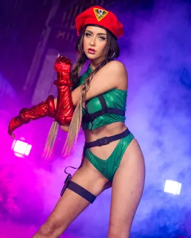 5pc Official Street Fighter Cammy Costume