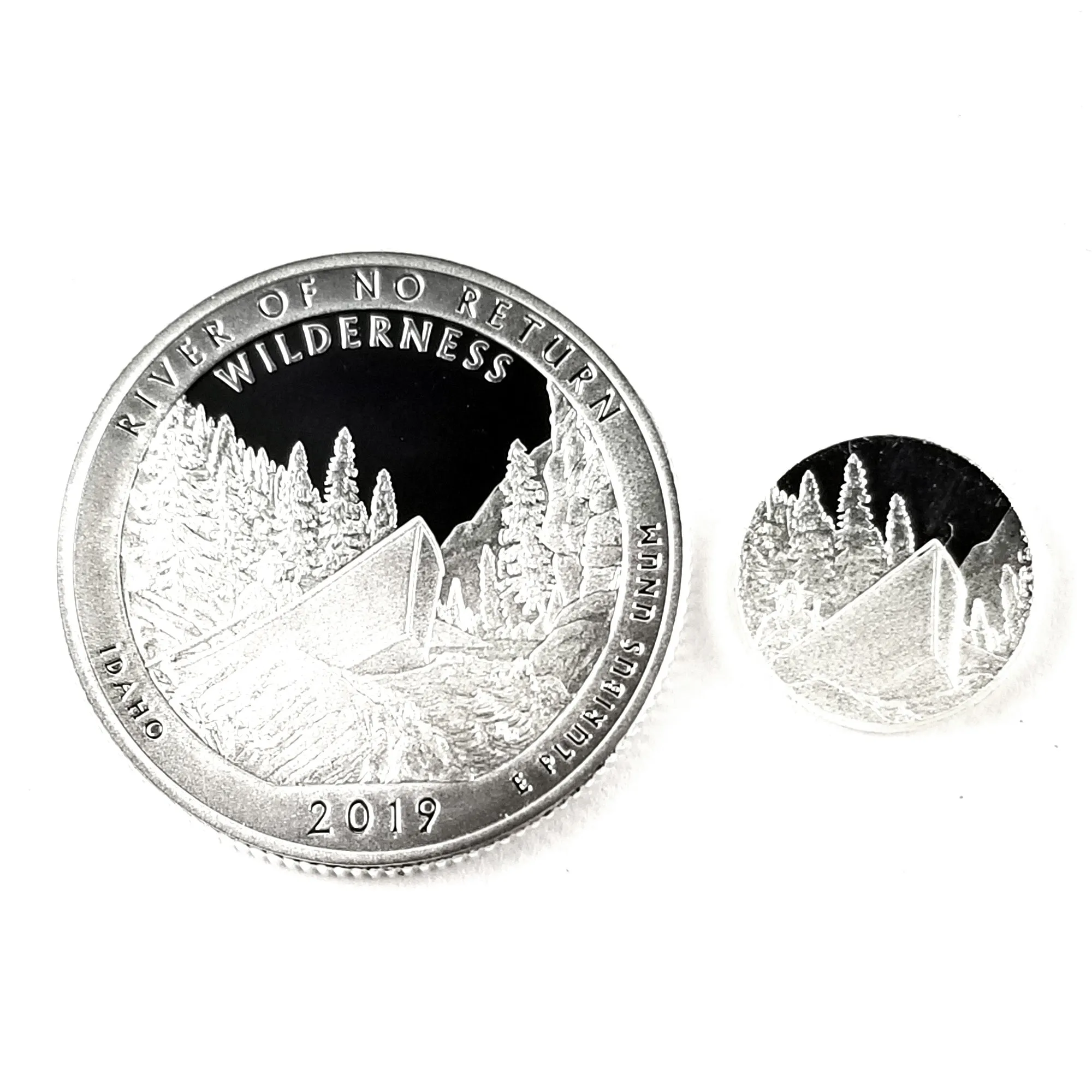 99.9% Fine Silver River of No Return National Park Quarter Ring