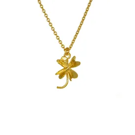 Alex Monroe Baby Lucky Clover Necklace