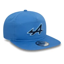 Alpine Racing Chain Stitch Blue Golfer Cap