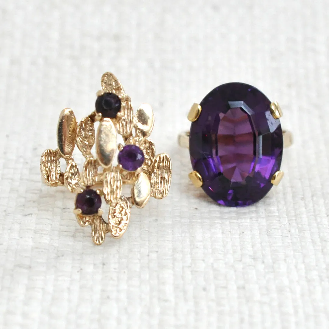 Amethyst Cocktail Ring