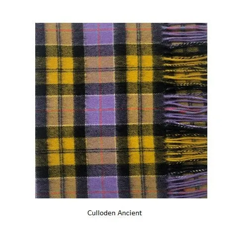 Ancient Culloden Tartan Lambswool Scarf