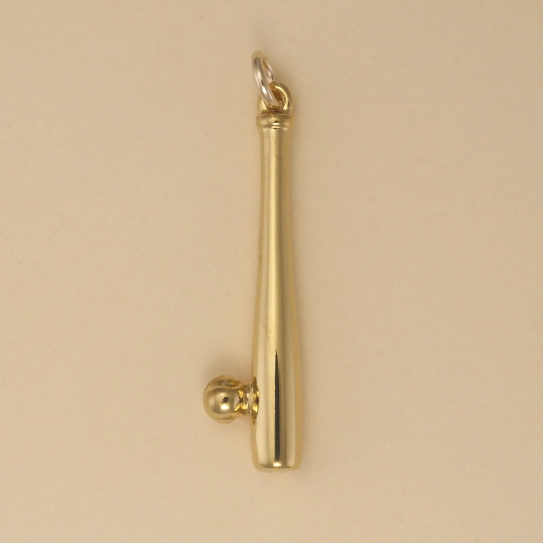 Baseball Bat And Ball Charm