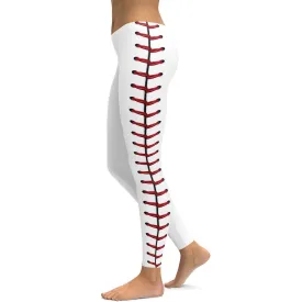 Baseball Stitches Leggings