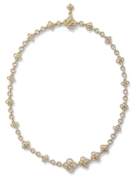 Be Boodles Yellow Gold Asymmetric Necklace