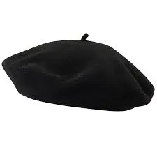 Black French Beret