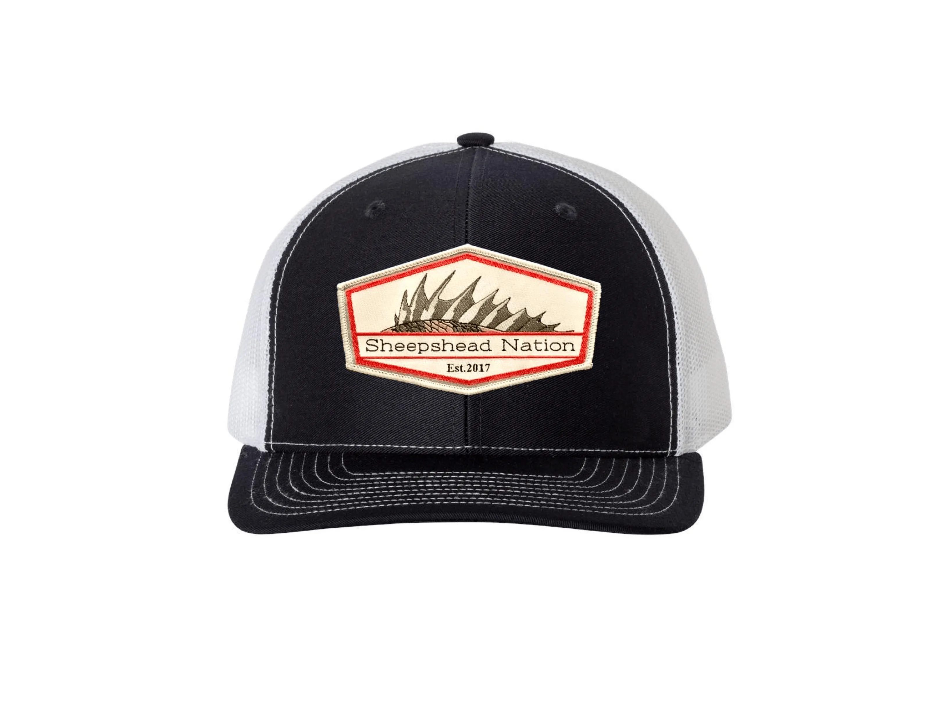 Black / White Sheepshead Nation Hat