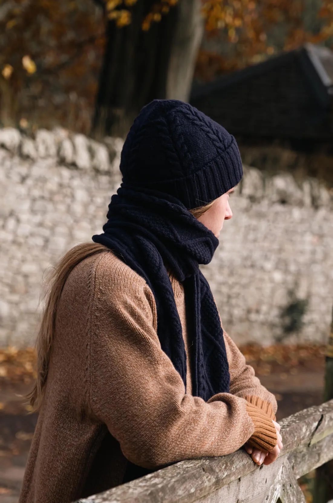 Ciaran scarf – Navy