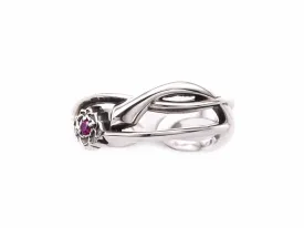 Crossing Snake Ring