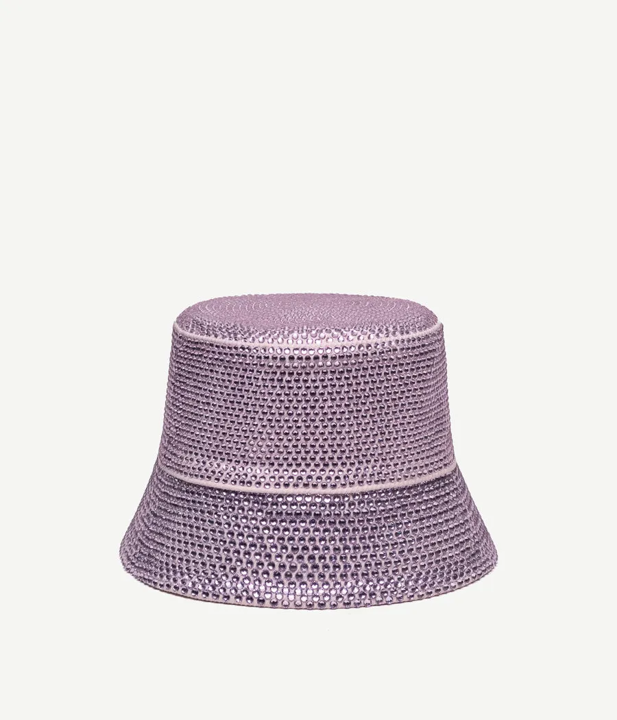 Crystal-embellished Bucket Hat