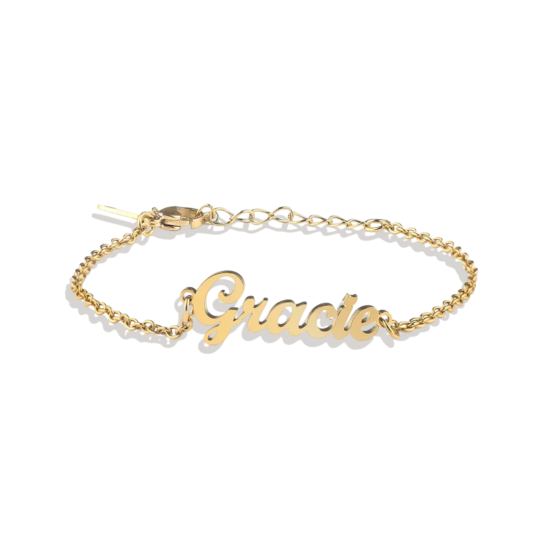 Custom Name Anklet