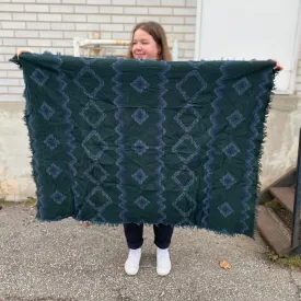 diamond mosaic blanket scarf