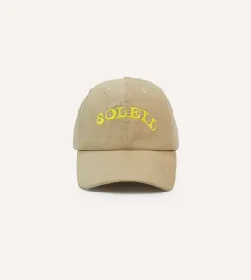 Ecru Soleil Cotton Twill Baseball Cap