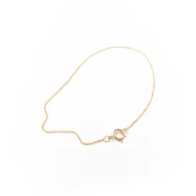 Everyday Cable Chain Bracelet, Solid 18k Gold