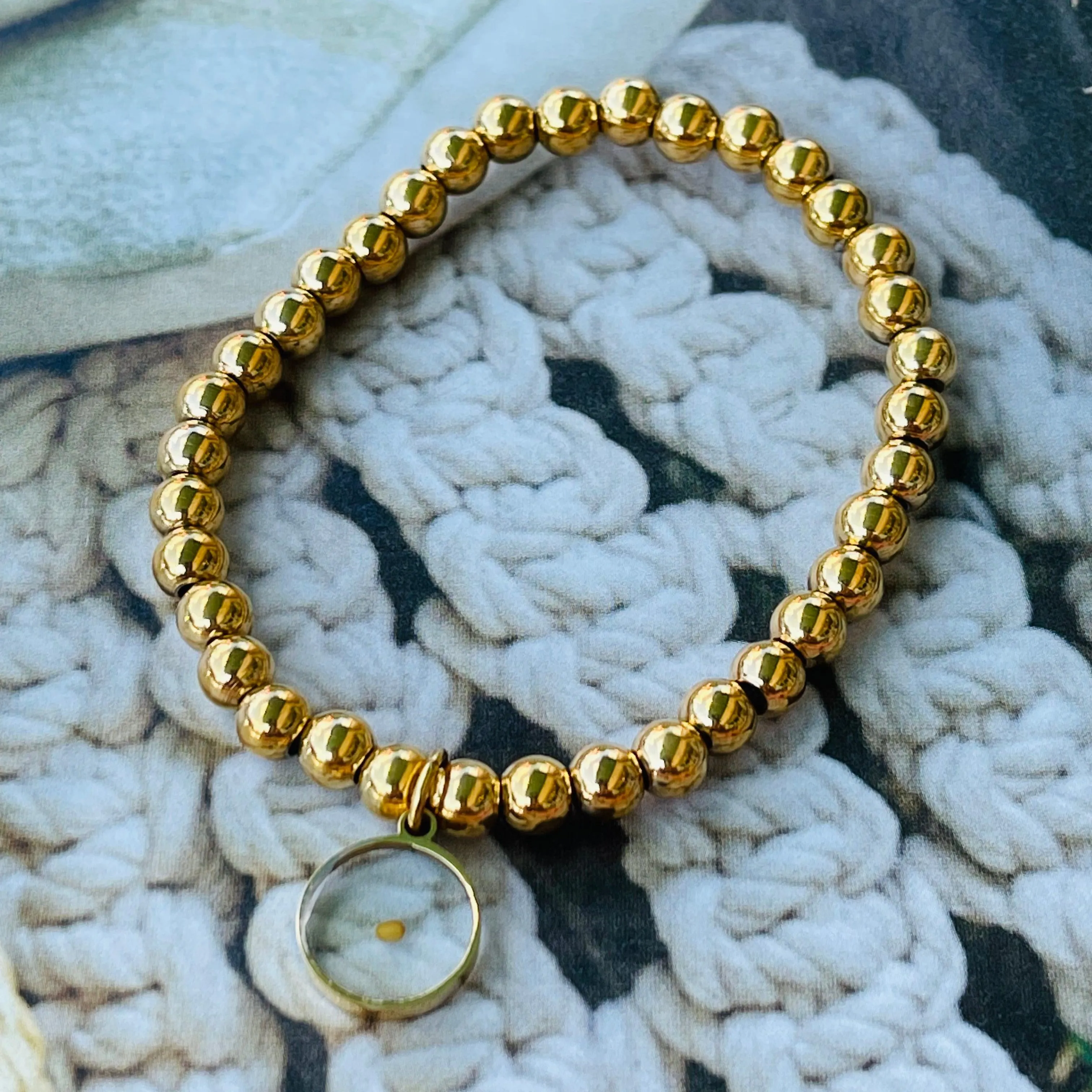 Faith Mustard Seed Stretch Bracelet