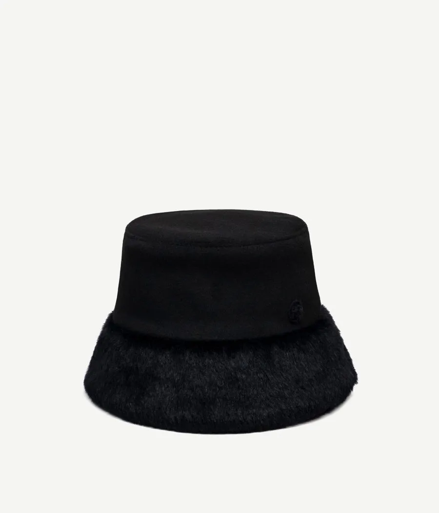 Faux-Fur Bucket Hat