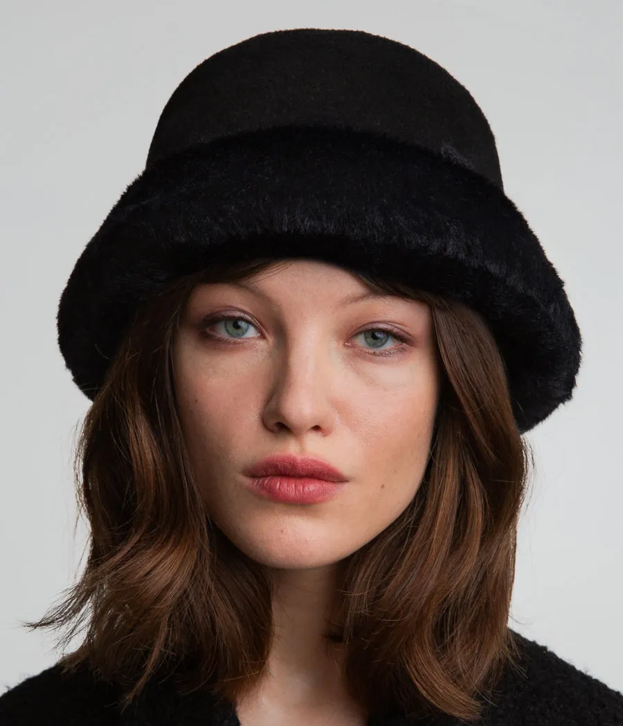 Faux-Fur Bucket Hat