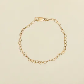 Heart Chain Bracelet