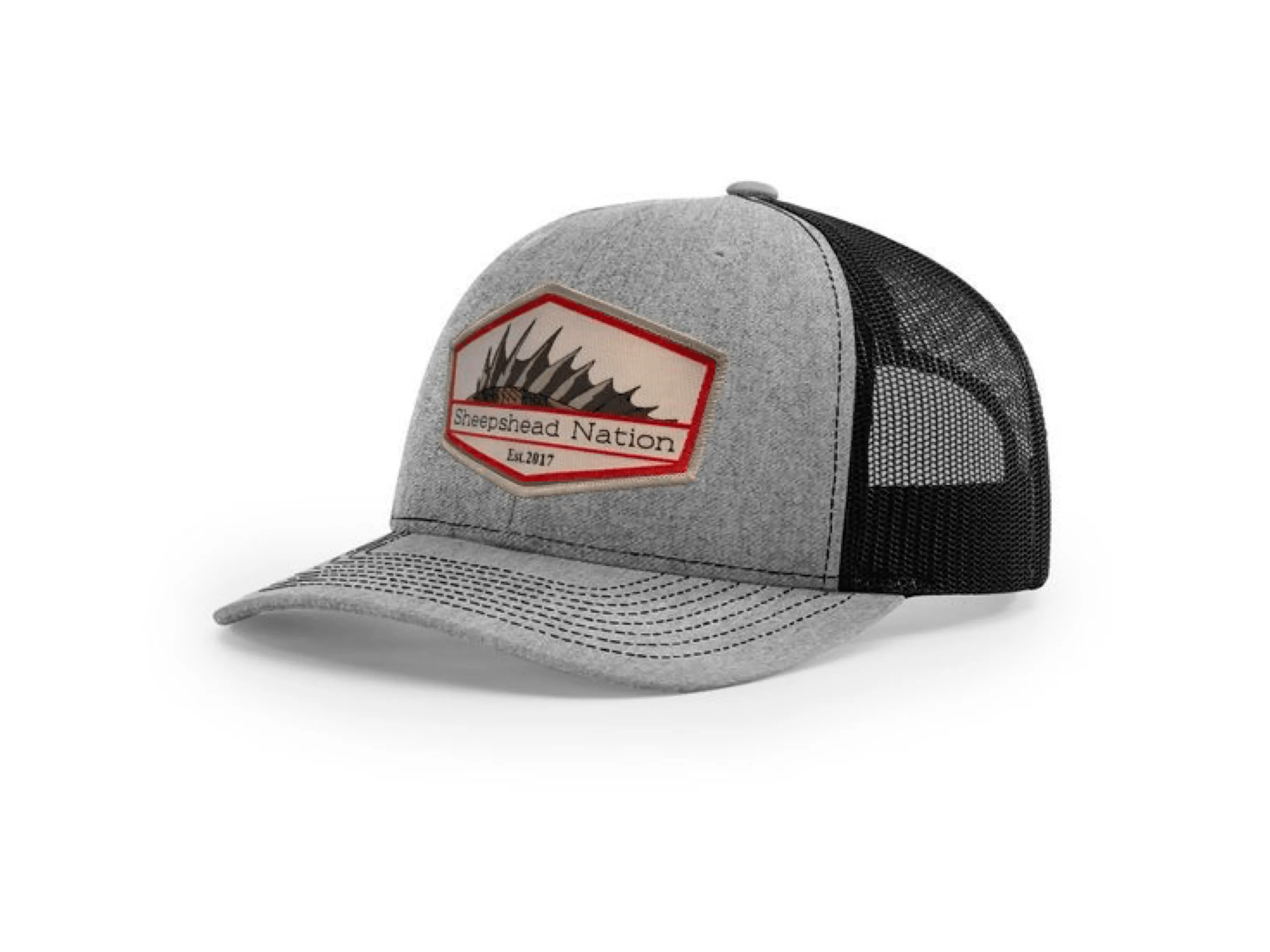 Heather Grey / Black Sheepshead Nation Hat