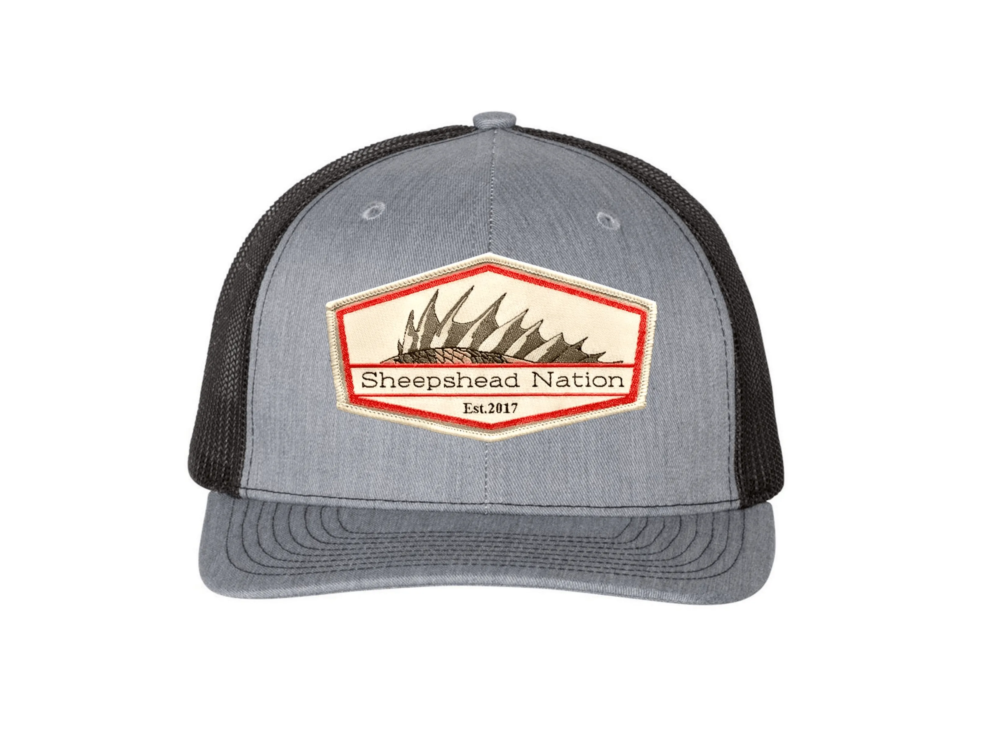 Heather Grey / Black Sheepshead Nation Hat