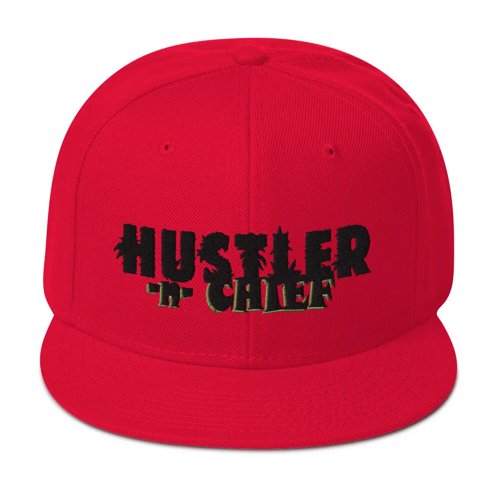 HUSTLER N CHIEF Snapback Cap