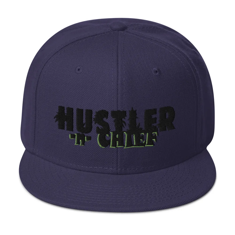 HUSTLER N CHIEF Snapback Cap