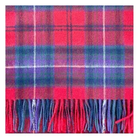 Kelly of Sleat Red Modern Tartan Lambswool Scarf