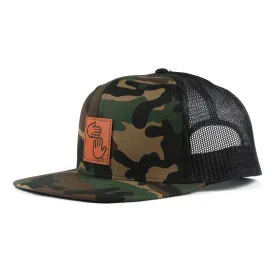 Leather Patch Trucker