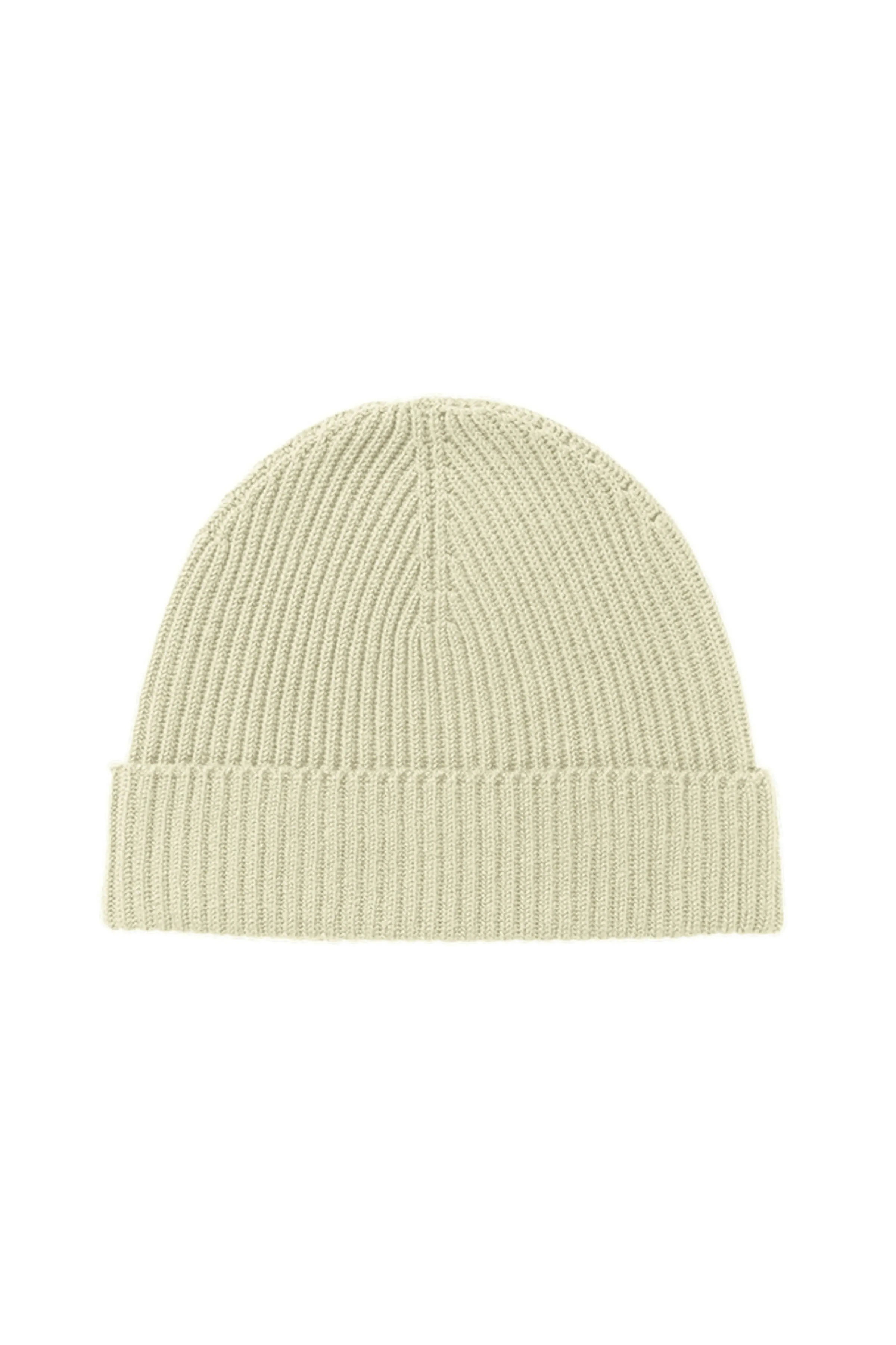 Lichen Ribbed Cashmere Beanie