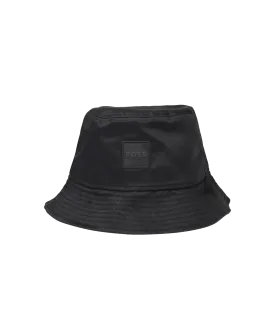 Logo-appliqué Cotton Bucket Hat - Black