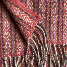 Merino lambswool woven scarf 6