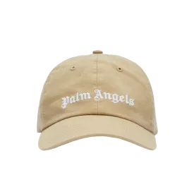 Palm Angels Logo Baseball Cap Beige