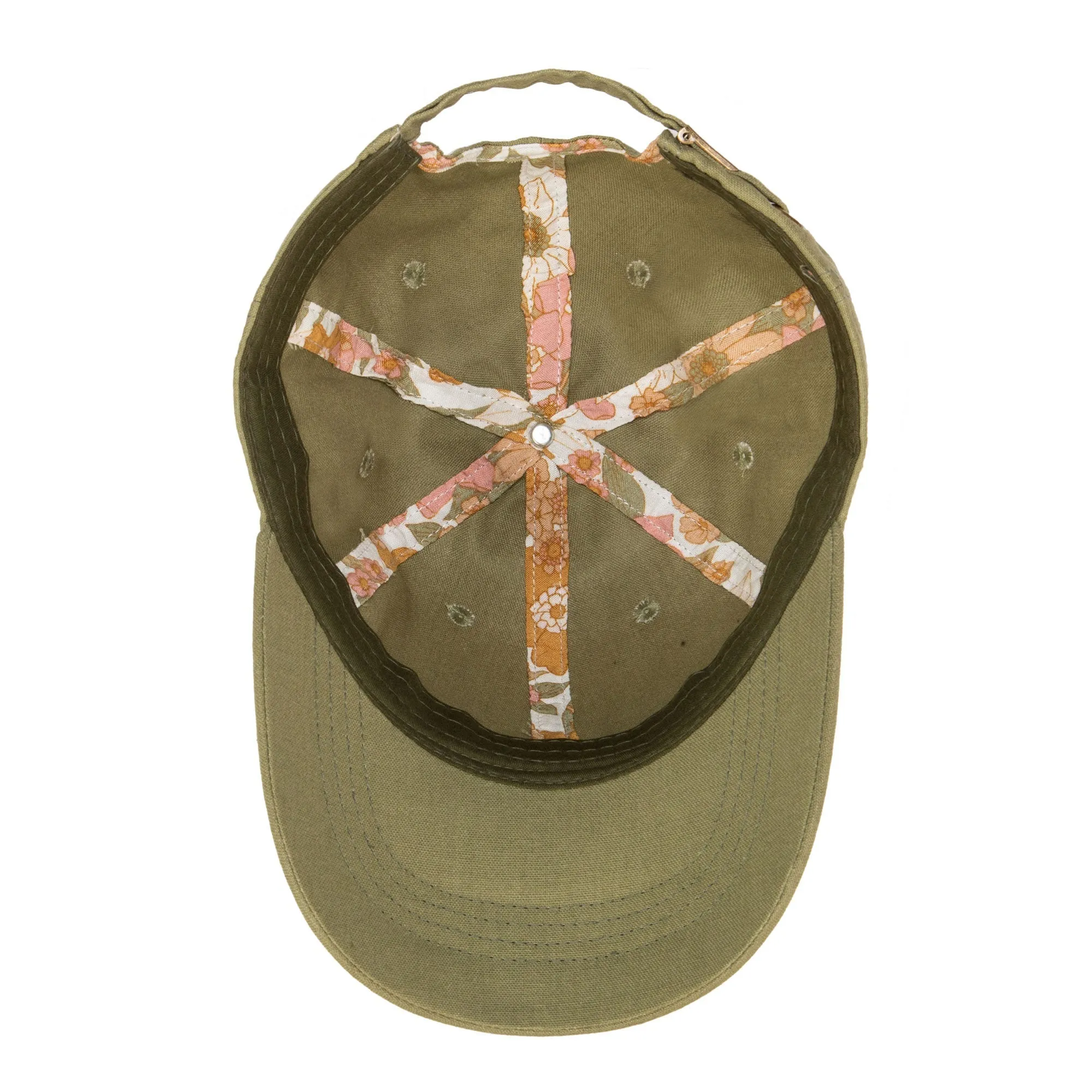 Partly Cloudy - Women's Cut and Sew Linen Ball Cap