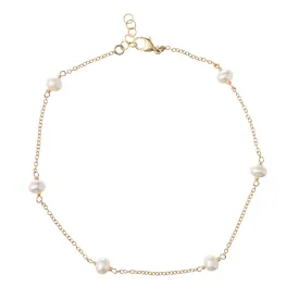 Pearls on Chain Bracelet