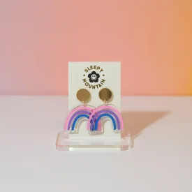 Pride Rainbows 🏳️‍🌈 - Bisexual Rainbow Dangle Earrings