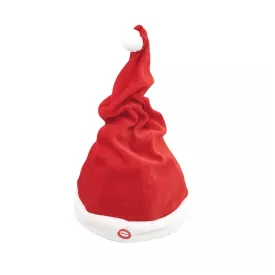 Deluxe Animated Santa Christmas Hat for Festive Holiday Fun