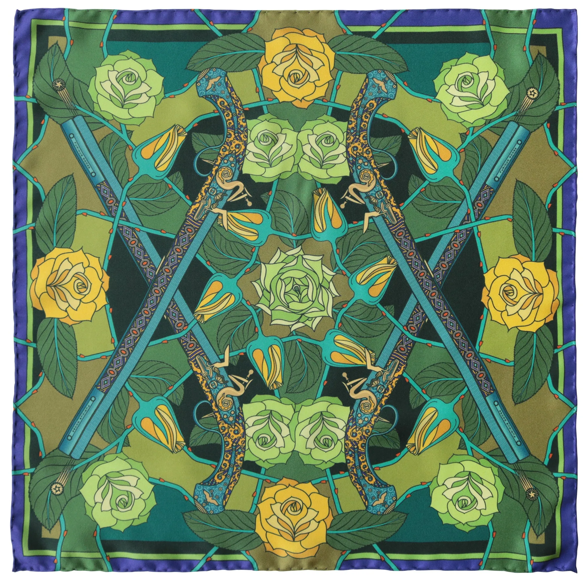 Selim's Hammer – Ardennes, Large Silk Scarf