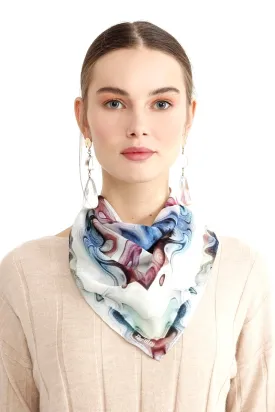 Silk Crepe Scarf, TERRA Collection