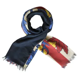 Stags – Winter, Reversible Long Scarf