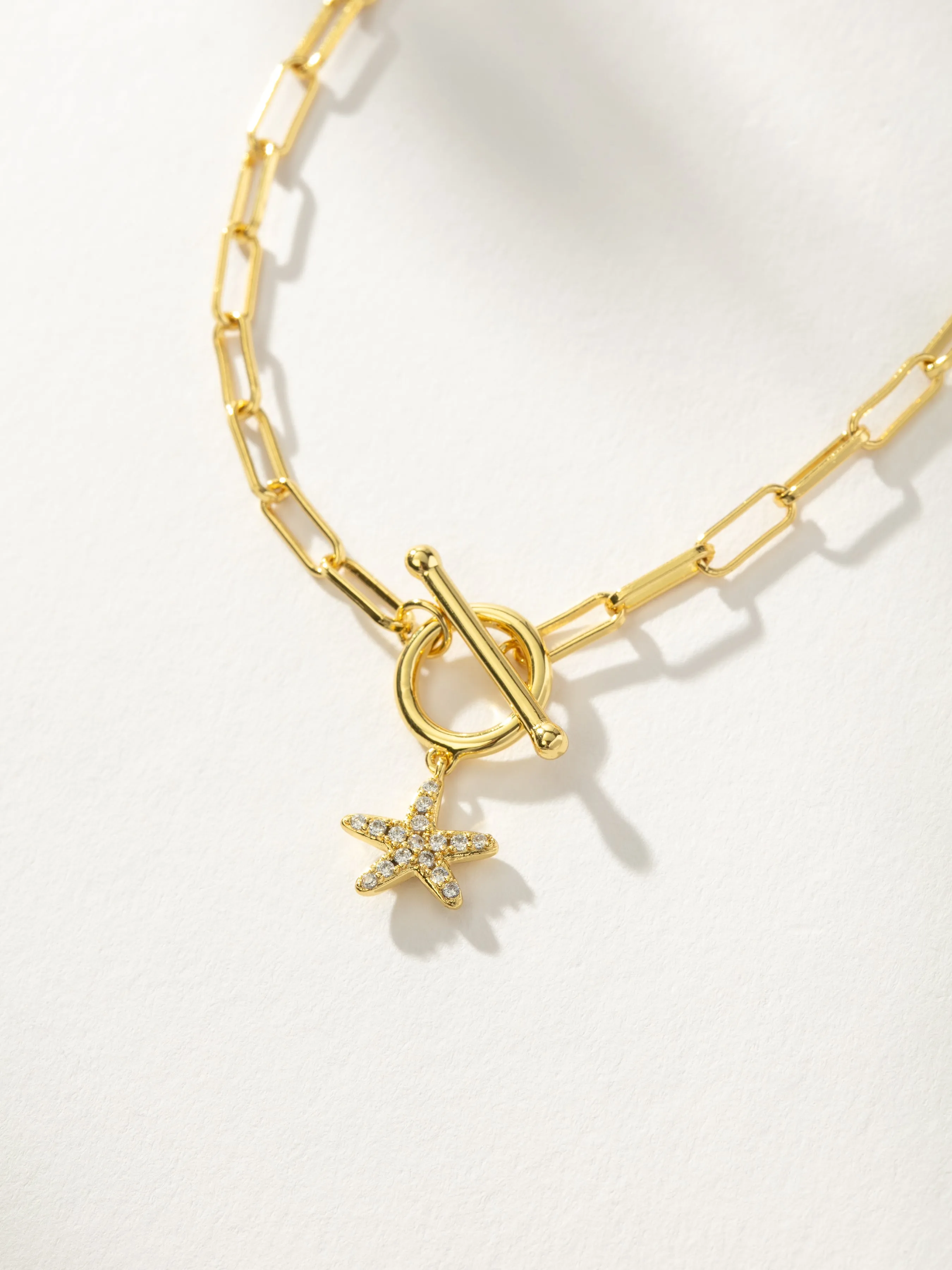 Starfish Pendant and Chain Necklace