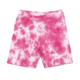 Sunset Pink Tie Dye Bike Short