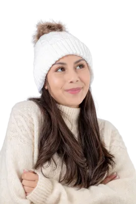 White - Cozy Lined Hat